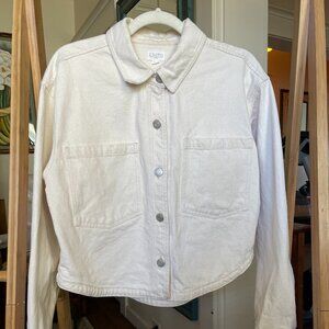 All Day Cropped Denim Jacket - Large (Z Supply)